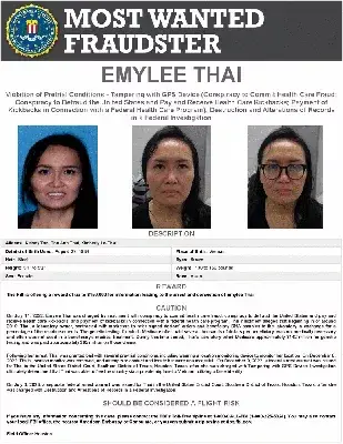 FBI悬赏$15万通缉得州亚裔女 涉医保欺诈近$1亿